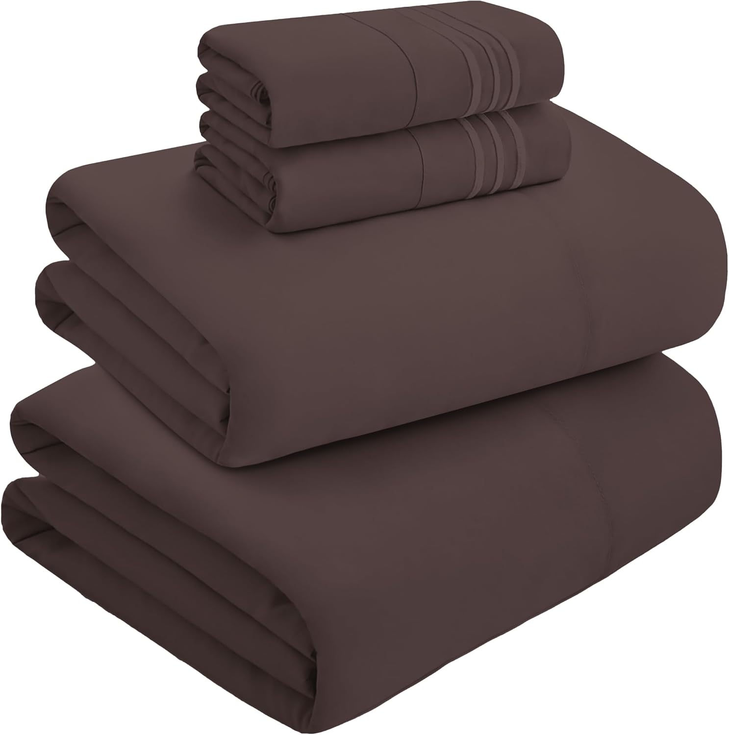 MocassiLuxuryBedding Mocassi Cal King Size 4-Piece Bed Sheet Set - 1800 Hotel Quality Microfiber 18-24 Inches Extra Deep Pocket Fitted Shee…