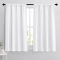 Rybhome RYB HOME 54 inch Curtains for Living Room, Rod Pocket Thermal Insulated Small Window Drapes Room Darkening Shades for Bedroom Studi…