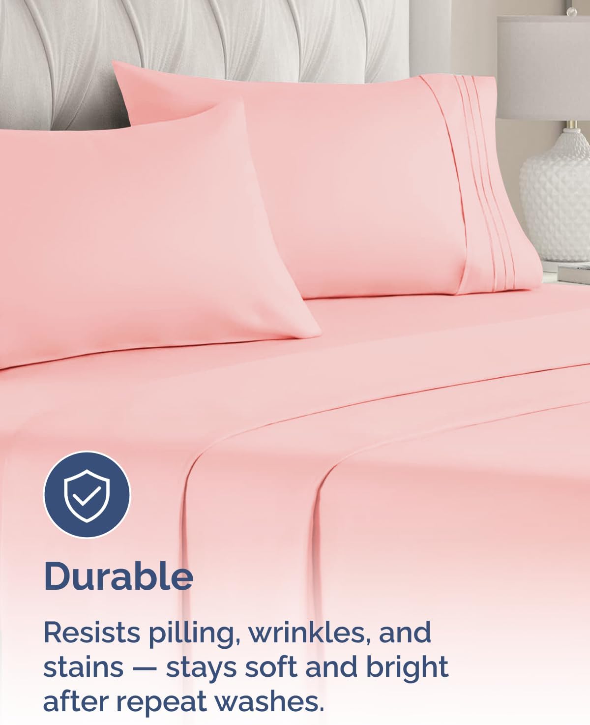 Queen Pillow Cases Set of 6 - Ultra Soft Hotel Quality Pillowcase Covers - Comfy, Cozy & Wrinkle Free - Shrink, Stain & Fade Resistant…