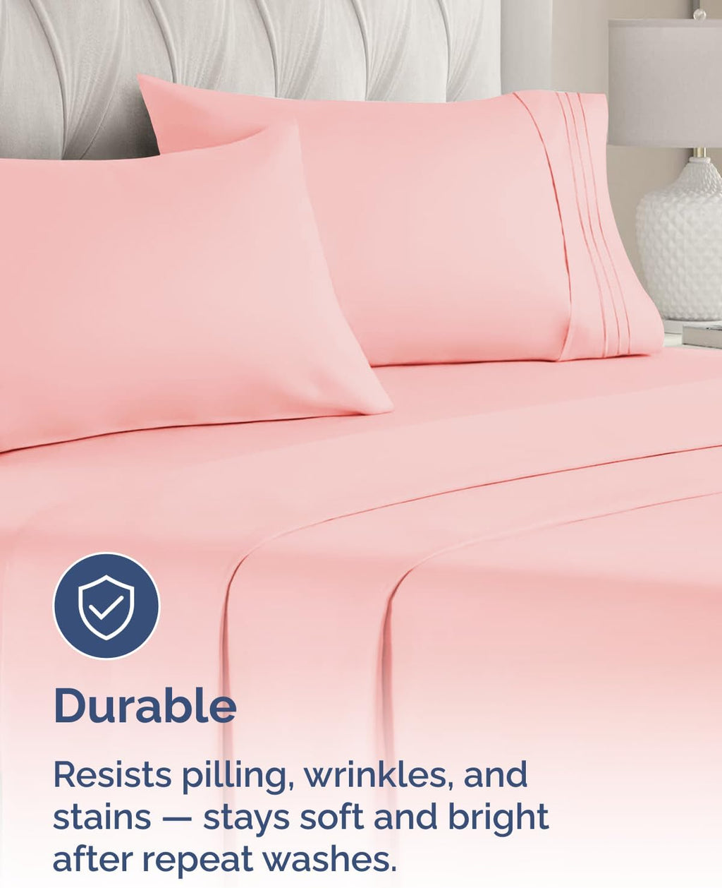 Standard Pillow Cases Set of 8 - Ultra Soft Hotel Quality Pillowcase Covers - Comfy, Cozy & Wrinkle Free - Shrink, Stain & Fade Resistant…