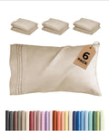 Standard Pillow Cases Set of 6 - Ultra Soft Hotel Quality Pillowcase Covers - Comfy, Cozy & Wrinkle Free - Shrink, Stain and Fade…