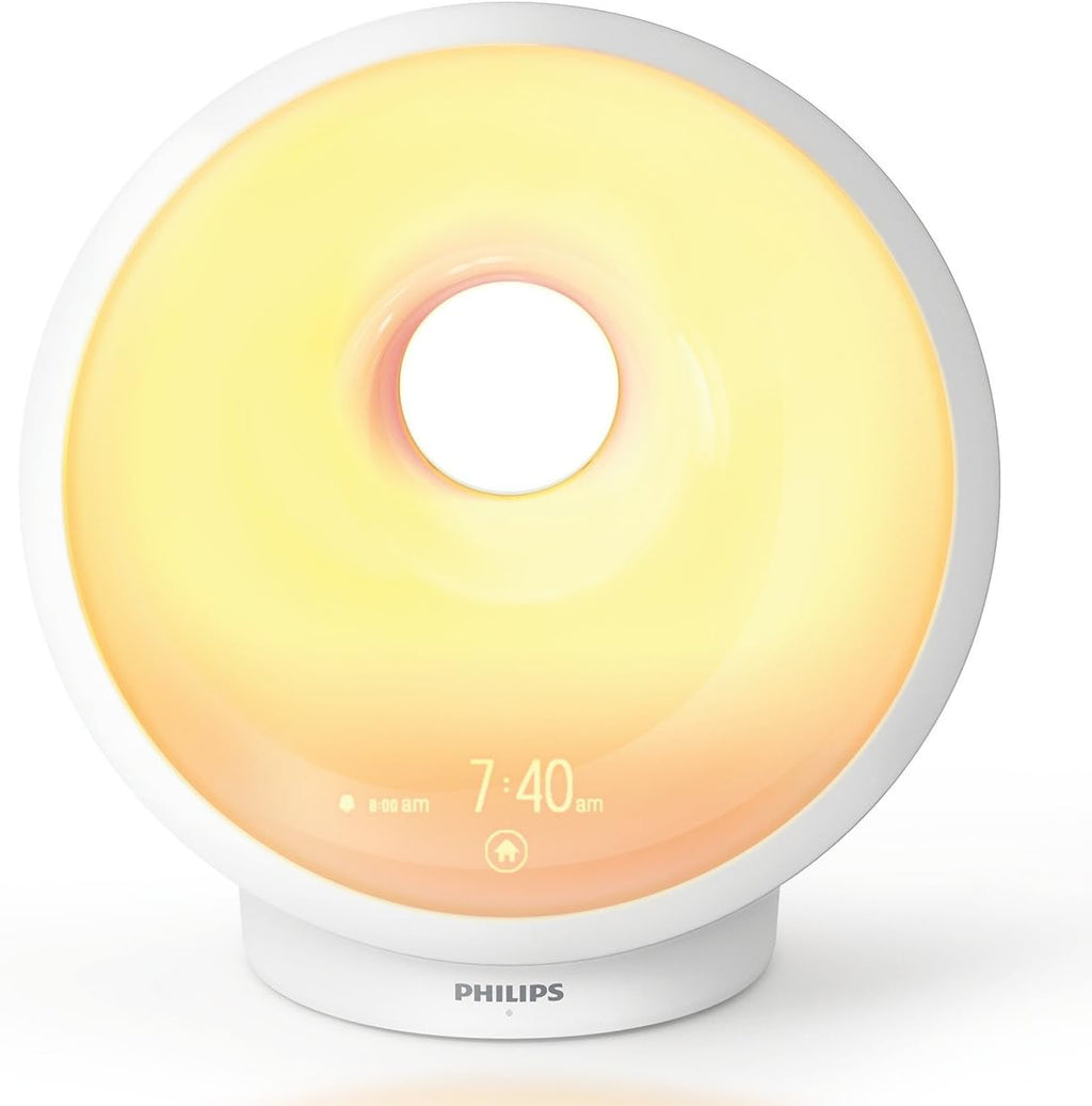 PhilipsSmartSleep Philips SmartSleep Sleep and Wake-Up Light, Simulated Sunrise and Sunset, Multiple Lights and Sounds, RelaxBreathe to Sle…