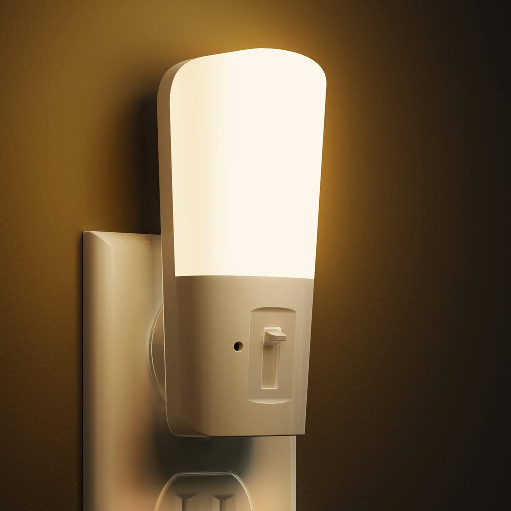 LOHAS Plug in Night Light, Dimmable LED Night Lights With Dusk to Dawn Sensor, Soft White 3000K Sleep Nightlight, Adjustable Brightness…