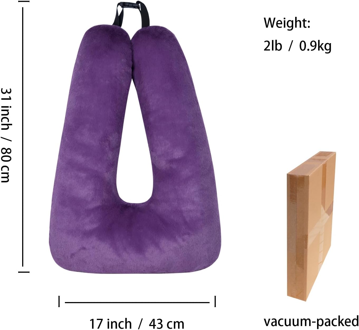 Atablyn-Foryourdailylife Atablyn Travel Pillows for Car Back Seat U Shaped Travel Pillow Cushion Car Pillow for Family Sleeping Airplane Ad…