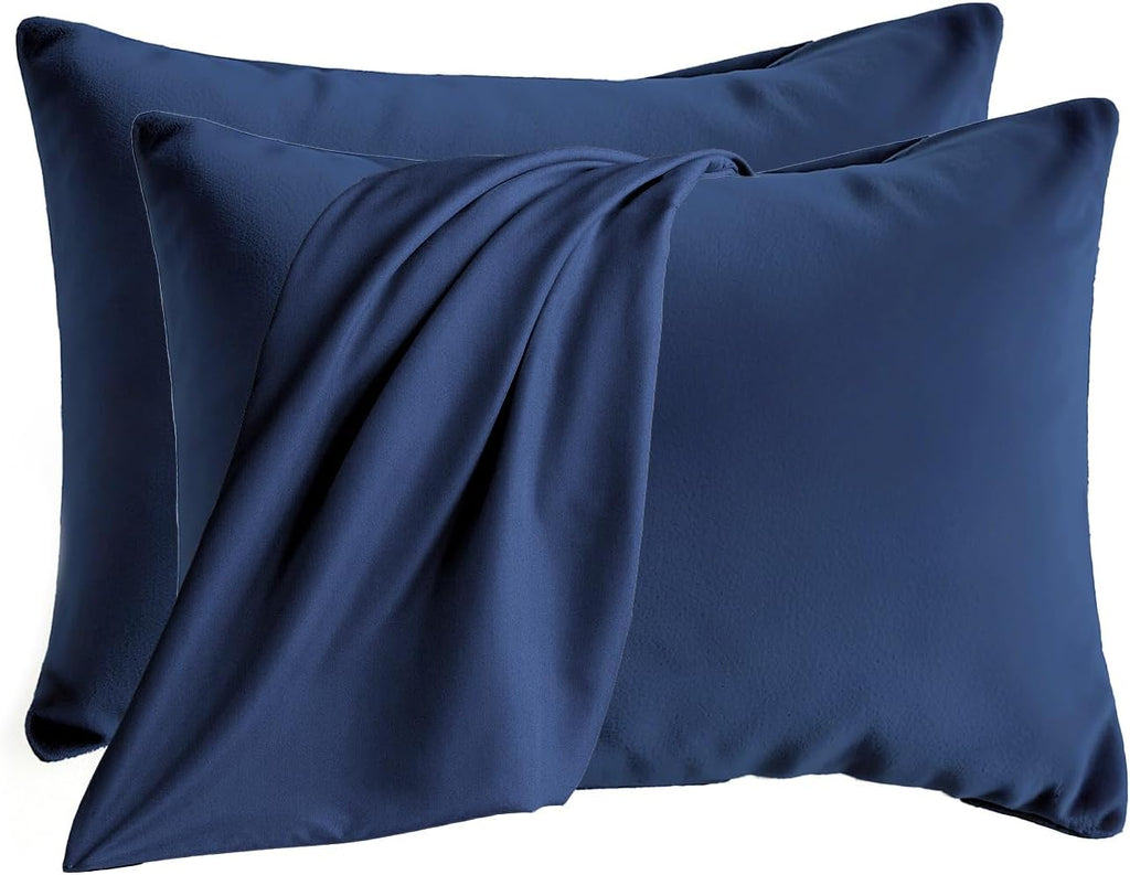 QJFabricCO Q&J Fabric Co. Bedding Pillow Cases Standard Size set of 2 –Soft Brushed Microfiber Pillow Cover, Wrinkle-Free, Fade-Resistant,…