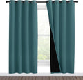 Nicetown Full Shade Curtain Panels, Pair of Energy Smart & Noise Blocking Out Blackout Drapes for Apartment Window, Thermal Insulated Guest…