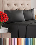Twin 4 Piece Sheet Set - Comfy, Breathable & Cooling - Soft Hotel Luxury Bedding for Women, Men, Kids, Teens & Children - 1 Flat & 1…
