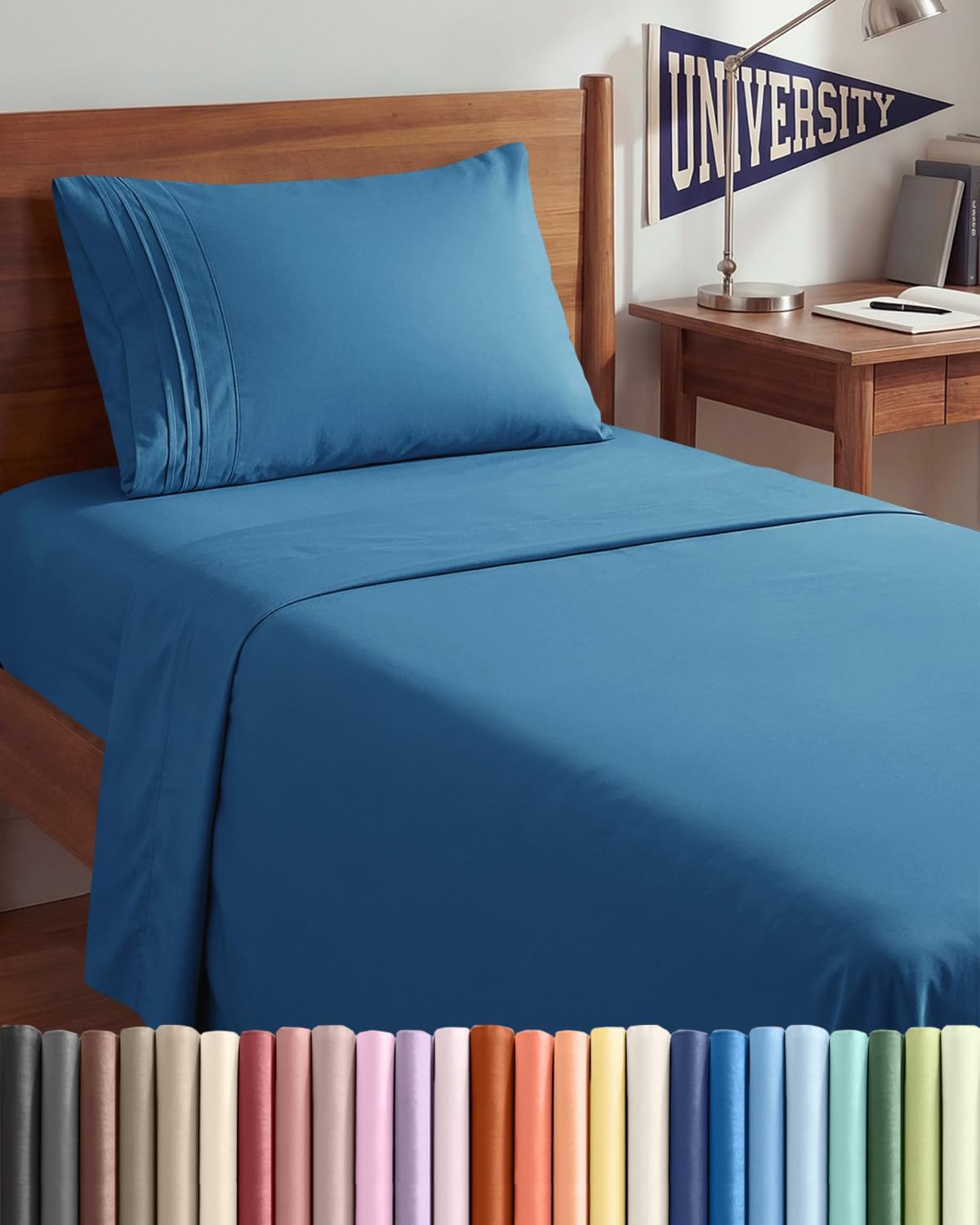 Twin XL Size 3 Piece Sheet Set - Comfy Breathable & Cooling Sheets - Hotel Luxury Bed Sheets for Women & Men - Deep Pockets, Easy-Fit…