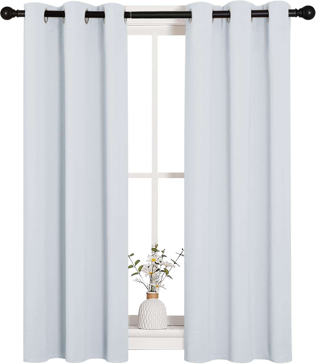 NICETOWN Room Darkening Draperies Curtains Panels, Window Treatment Thermal Insulated Grommet Room Darkening Curtains/Drapes for Bedroom…