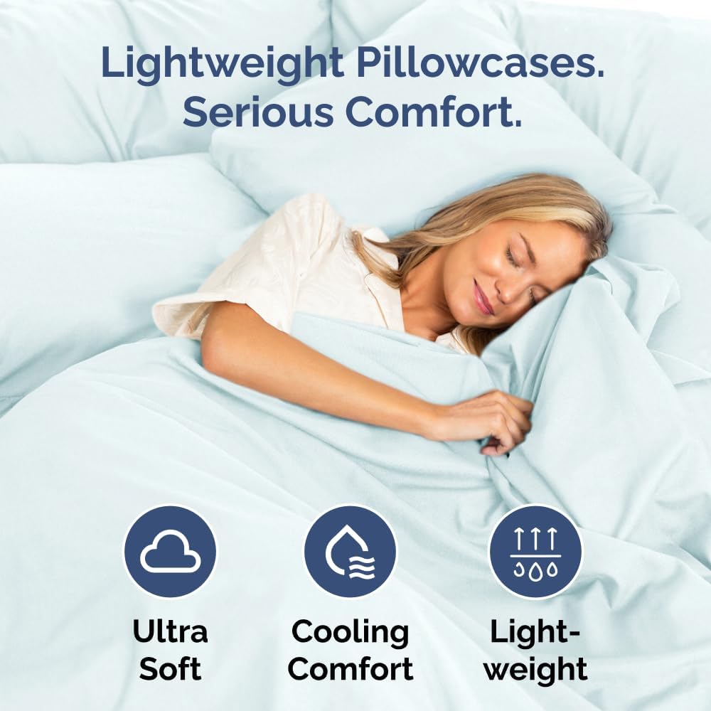 Queen Pillow Cases Set of 10 - Ultra Soft Hotel Quality Pillowcase Covers - Comfy, Cozy & Wrinkle Free - Shrink, Stain and Fade Resistant…
