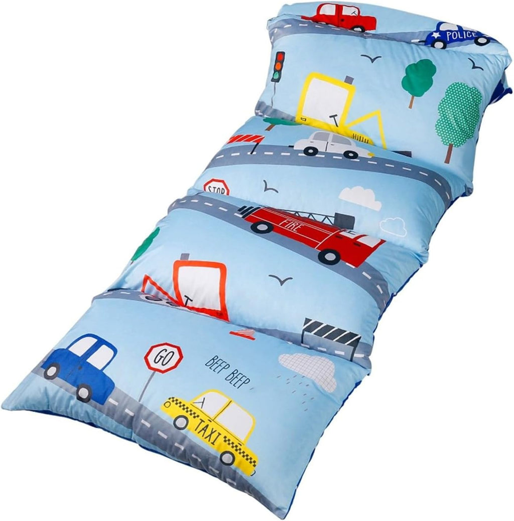 Butterfly Craze Floor Pillow Case - Reading Nook Lounger & Floor Bed - Portable Sleeping Pad for Travel & Camping - 5-Pocket Customizable…