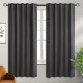 BGment Grey Curtains for Living Room 72 inch Length 2 Panels - Thermal Insulated Curtains for Bedroom Rod Pocket and Back Tab Room Darkenin…
