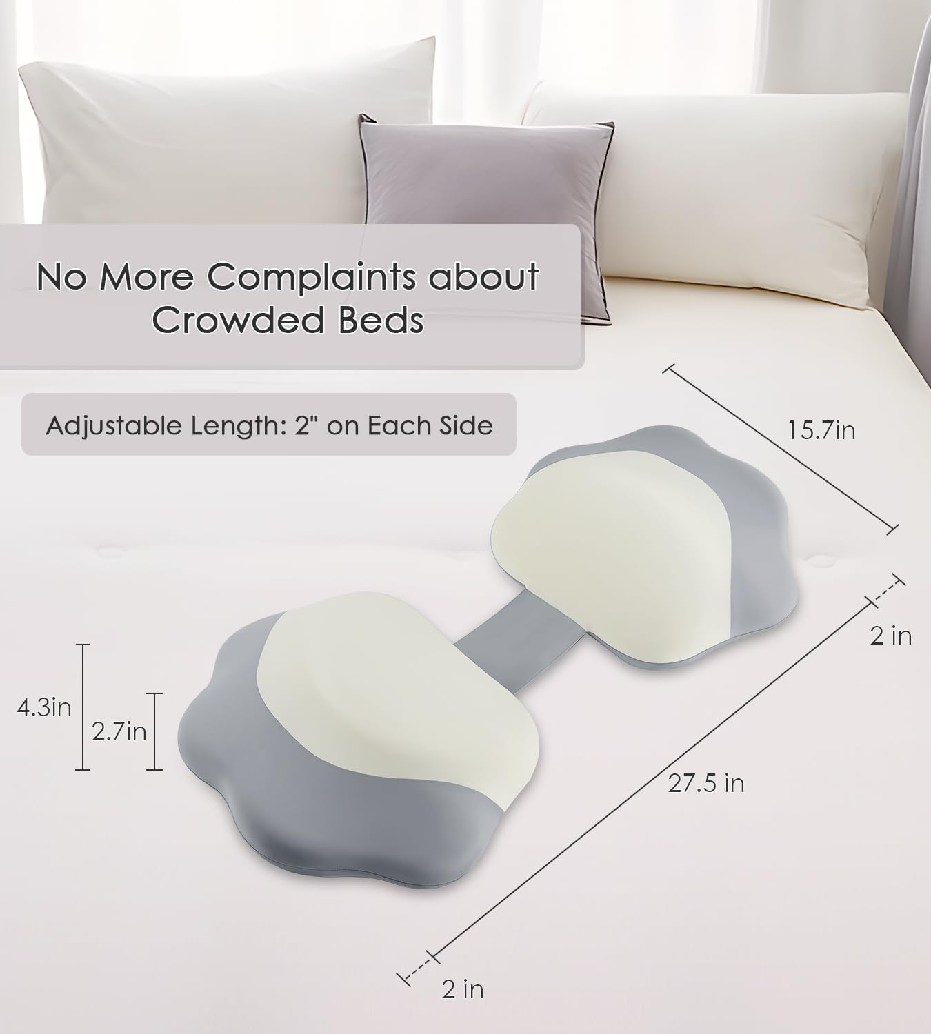 Pregnancy Pillows for Sleeping, Memory Foam Maternity Pillow Support for Back Belly HIPS, Adjustable Travel Wedge Pillow for Pregnant…