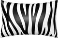 Satin Pillowcase for Hair and Skin Black and White Zebra Stripe Super Soft and Cooling Similar to Silk Pillow Case 1 Pack with Hidden…