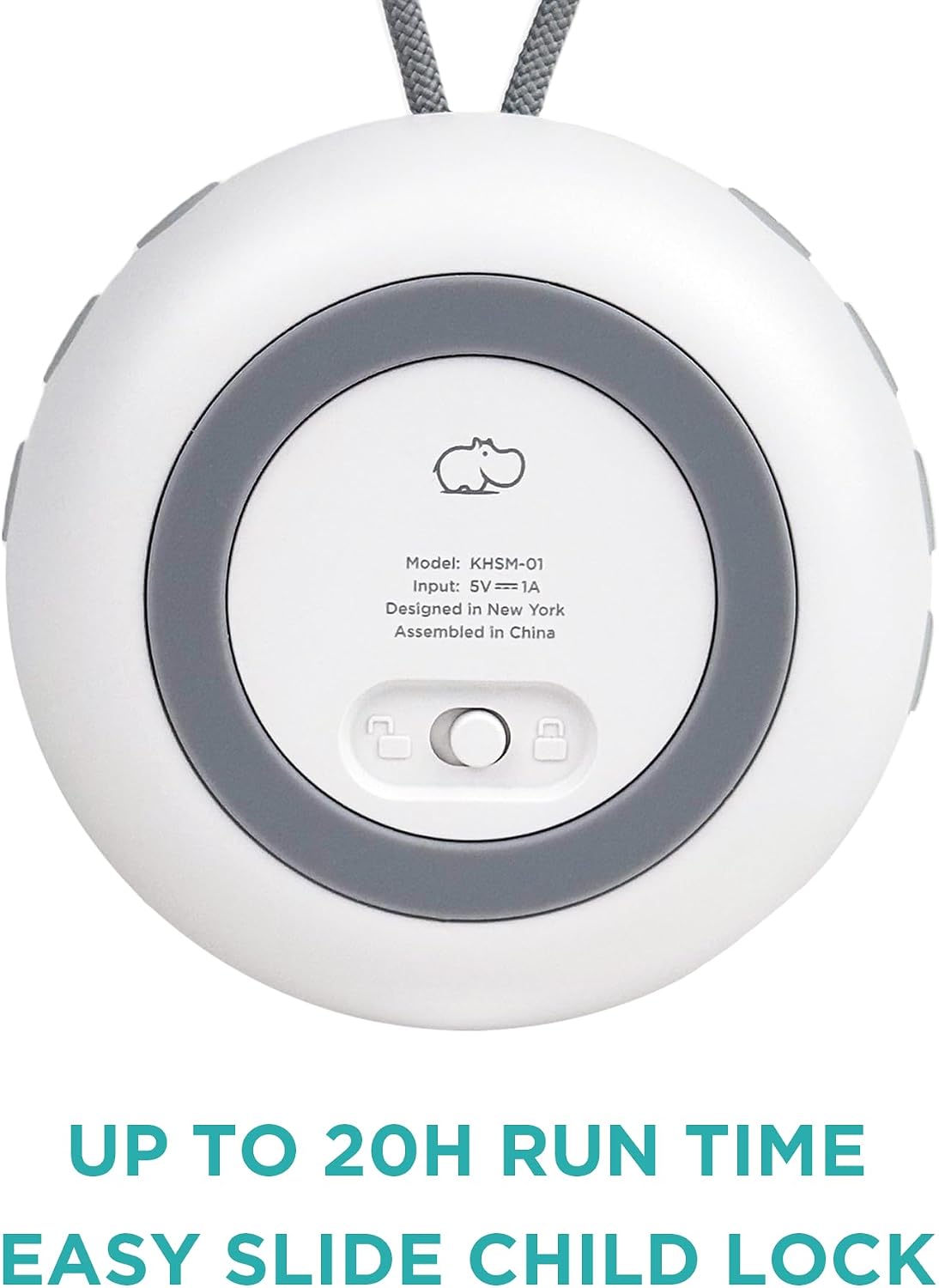 LittleHippo White Noise Machine | Portable Sound Machine for Babies, Kids, Adults | Sleep Soother | 19 Soothing Sounds | Long Battery…
