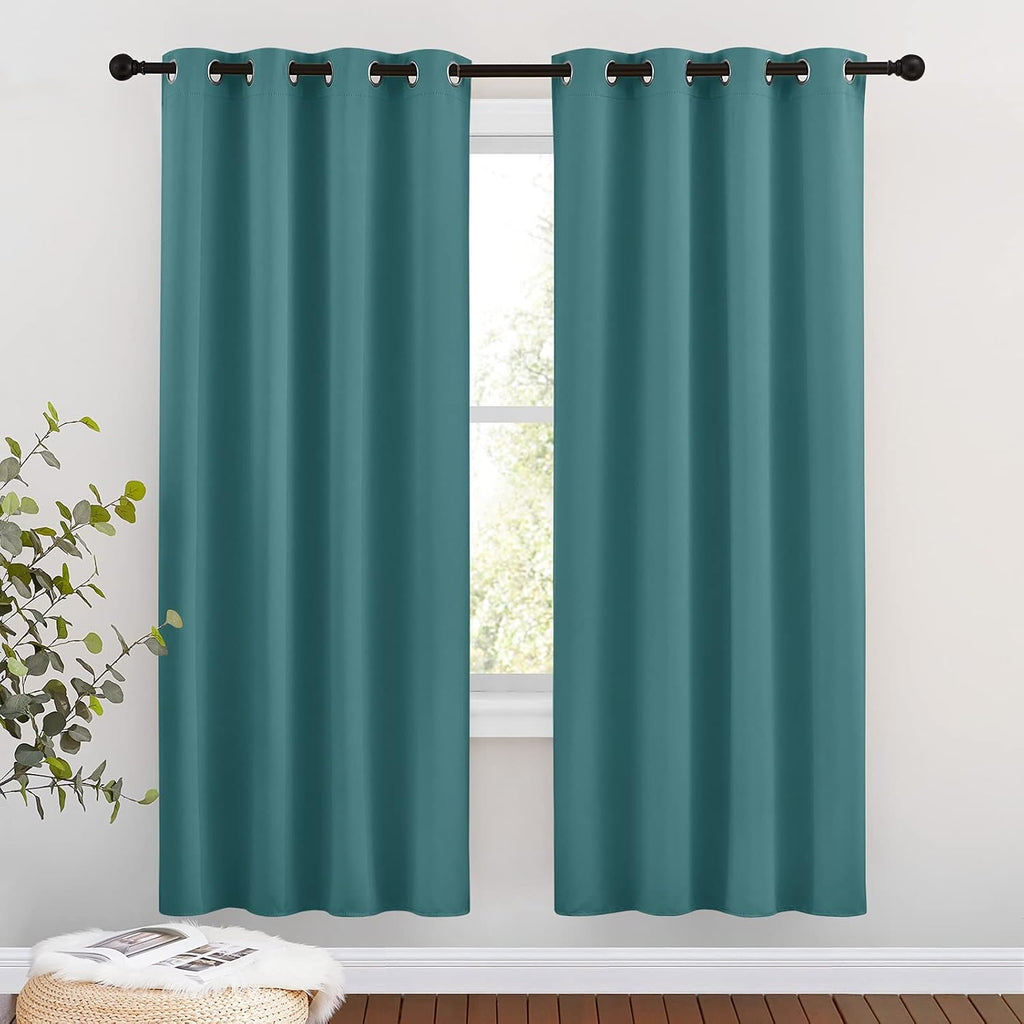 NICETOWN Insulated Curtains Blackout Draperies - Triple Weave Microfiber Home Thermal Insulated Solid Ring Top Blackout Curtains/Panels…