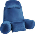 NOONTIDE Reading Pillow for Sitting up in Bed and Couch,32" X-Large Back Pillow for Adult & Teens with Soft Adjustable Neck Roll Backrest…