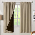 BGment 100% Blackout Curtains for Bedroom 72 Inch Length 2 Panels, Thermal Insulated Room Darkening Curtains Rod Pocket Soundproof…