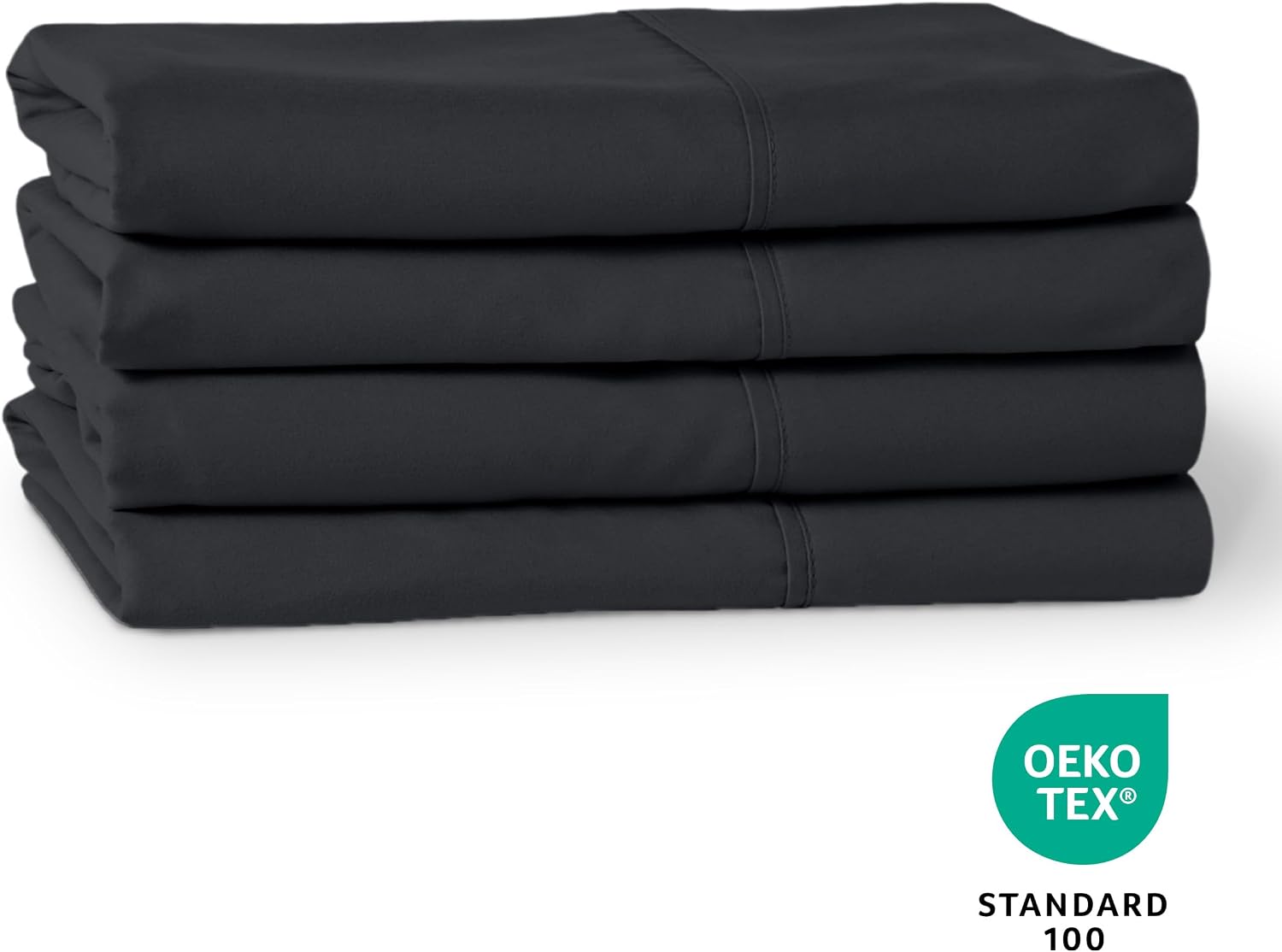 BareHome Bare Home 4 Pillowcases - 1800 Ultra-Soft Collection - Bulk Pack - Double Brushed - Hypoallergenic - Wrinkle Resistant - easy…