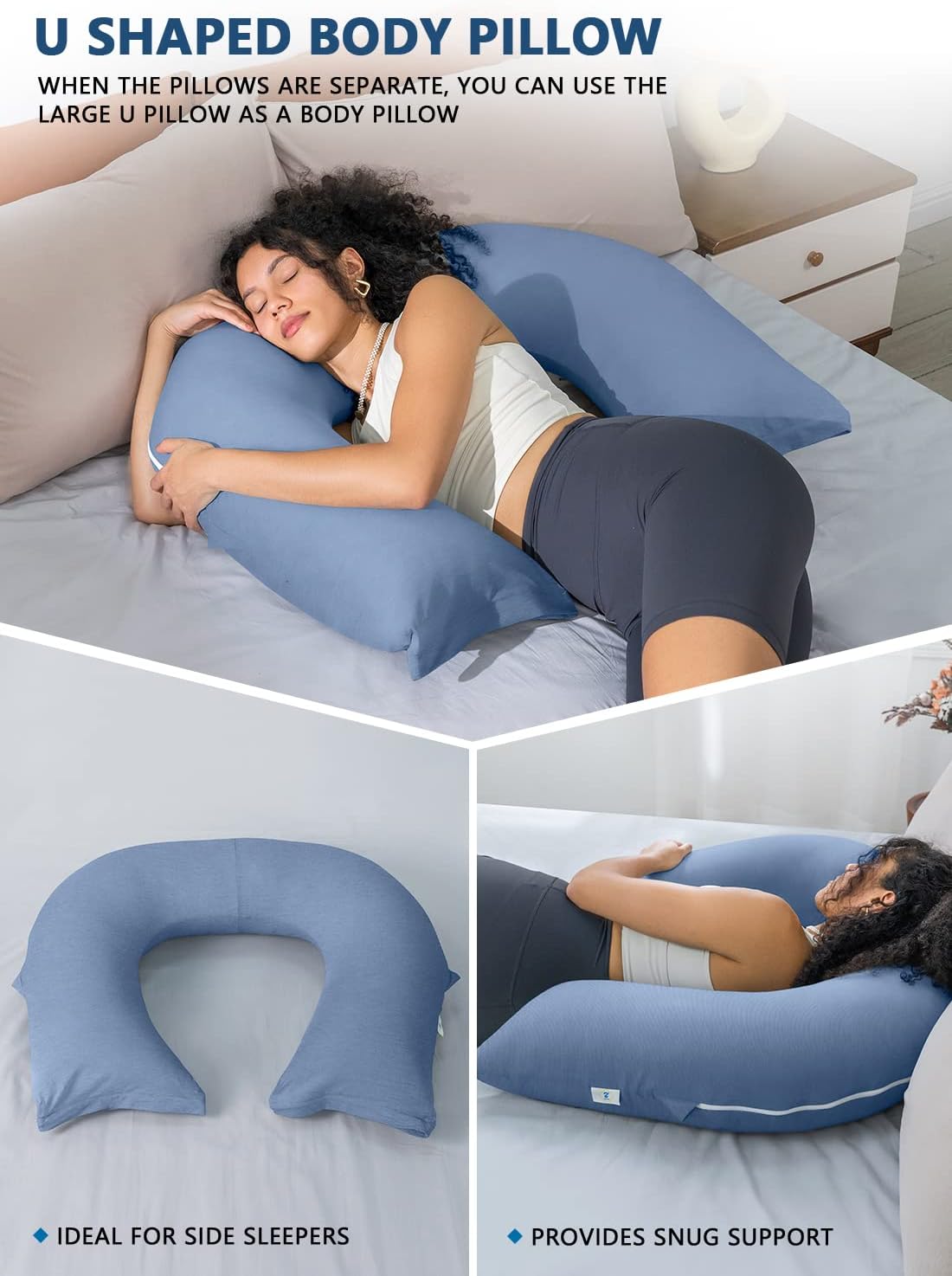 Insen Reading Pillow, Back Pillow for Sitting in Bed for Reading, Nurse & Relax, Reading Pillow for Adults, Moms & Kids, Sit Up Pillow for…