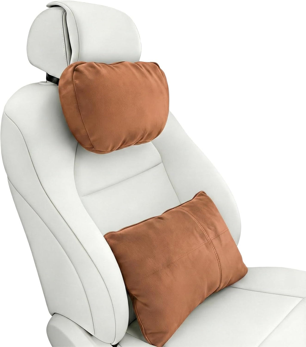 WELBRIT 2PCS Car Pillow for Car Neck Pillow for Driving Seat Neck Support Soft Cushion Back Support Head-Rests for Vehicle Sleeping…