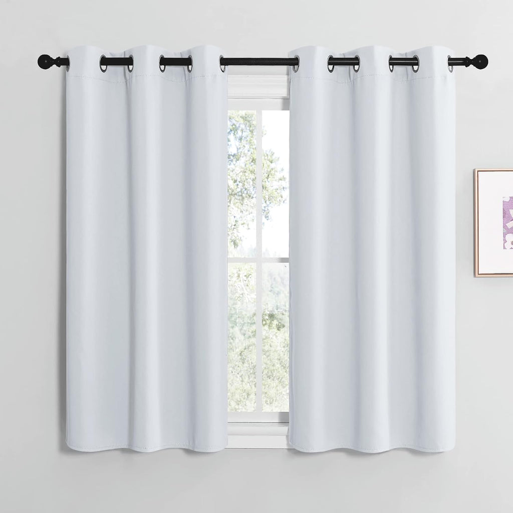 Nicetown Room Darkening Curtain Panels for Bedroom, easy maintenance Solid Thermal Insulated Grommet Room Darkening Draperies/Drapes…