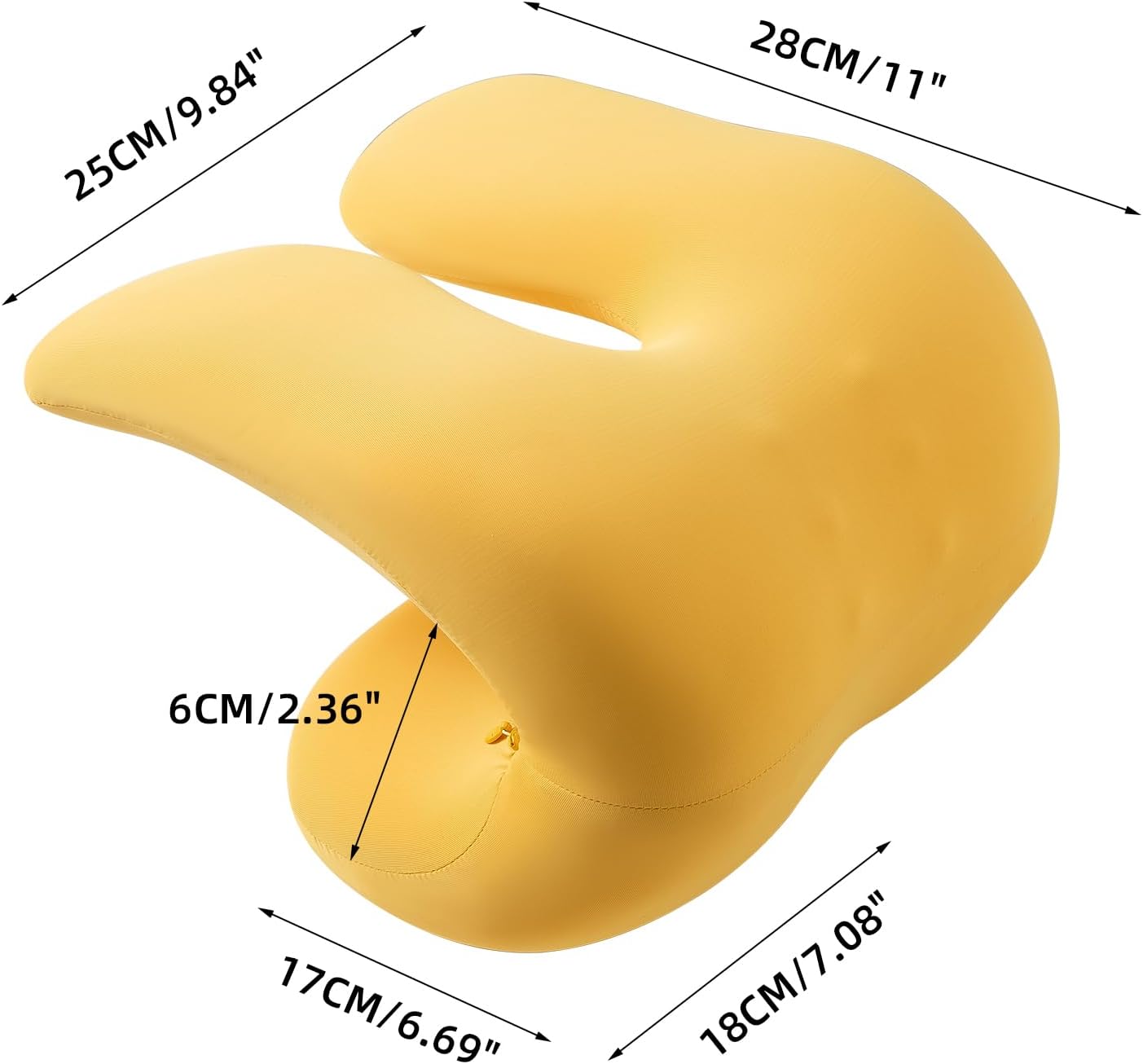 SheRest Office Chair Neck Pillow, Memory Foam Ergonomic Nap Pillow Office Chair Headrest Accessory, Neck Support Pillow Ideal for Office…
