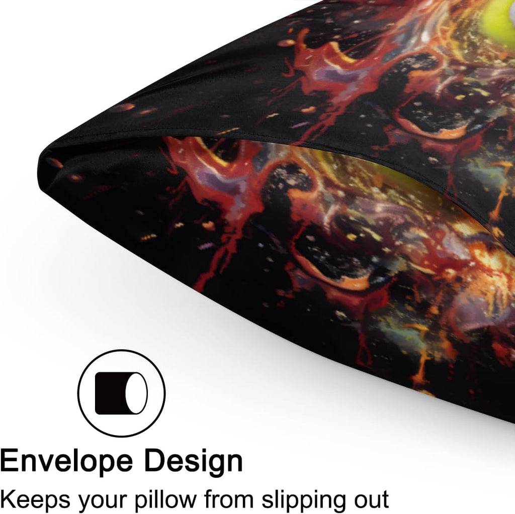 Fire Sports Tennis Satin Pillowcase for Hair and Skin Soft Silk Pillow Cases with Envelope Closure Cooling Pillow Case Slip 15.99 Pillow…
