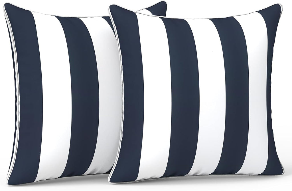 LVTXIII Outdoor Throw Pillow Covers Set of 2, Patio Waterproof Pillow Cases Fade Resistant Accent Pillow Covers for Home and Garden…