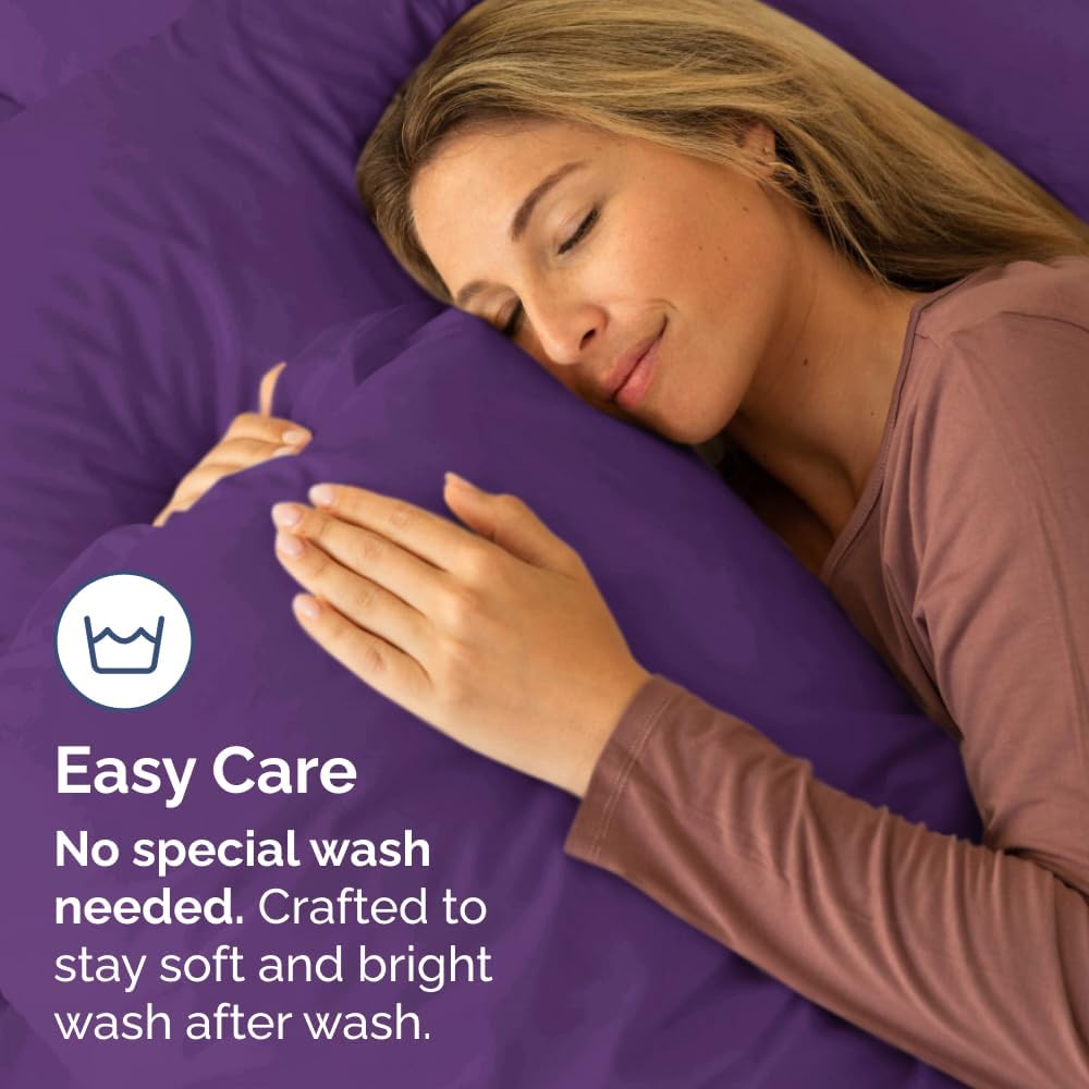 King Pillow Cases Set of 2 - Ultra Soft Hotel Quality Pillowcase Covers - Comfy, Cozy & Wrinkle Free - Shrinkage, Stain and Fade…