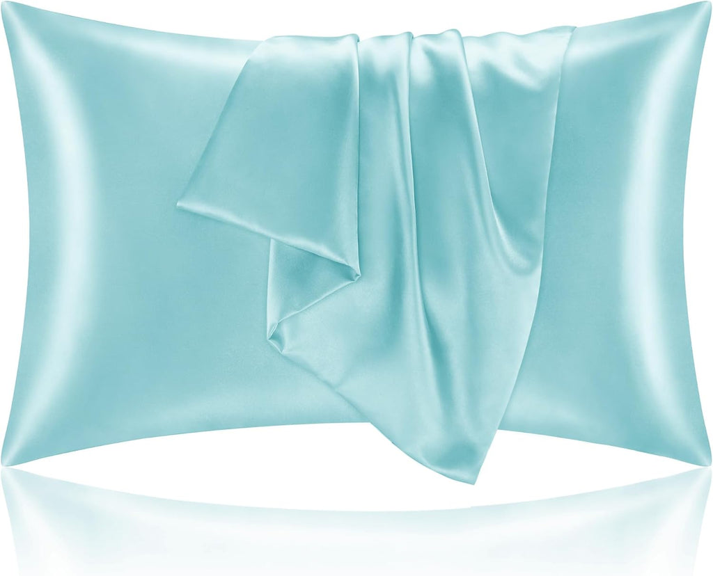 Bedelite Satin Pillowcase for Hair and Skin, Super Soft and Cooling Similar to Silk Pillow Cases 2 Pack with Envelope Closure, Gift for Wom…