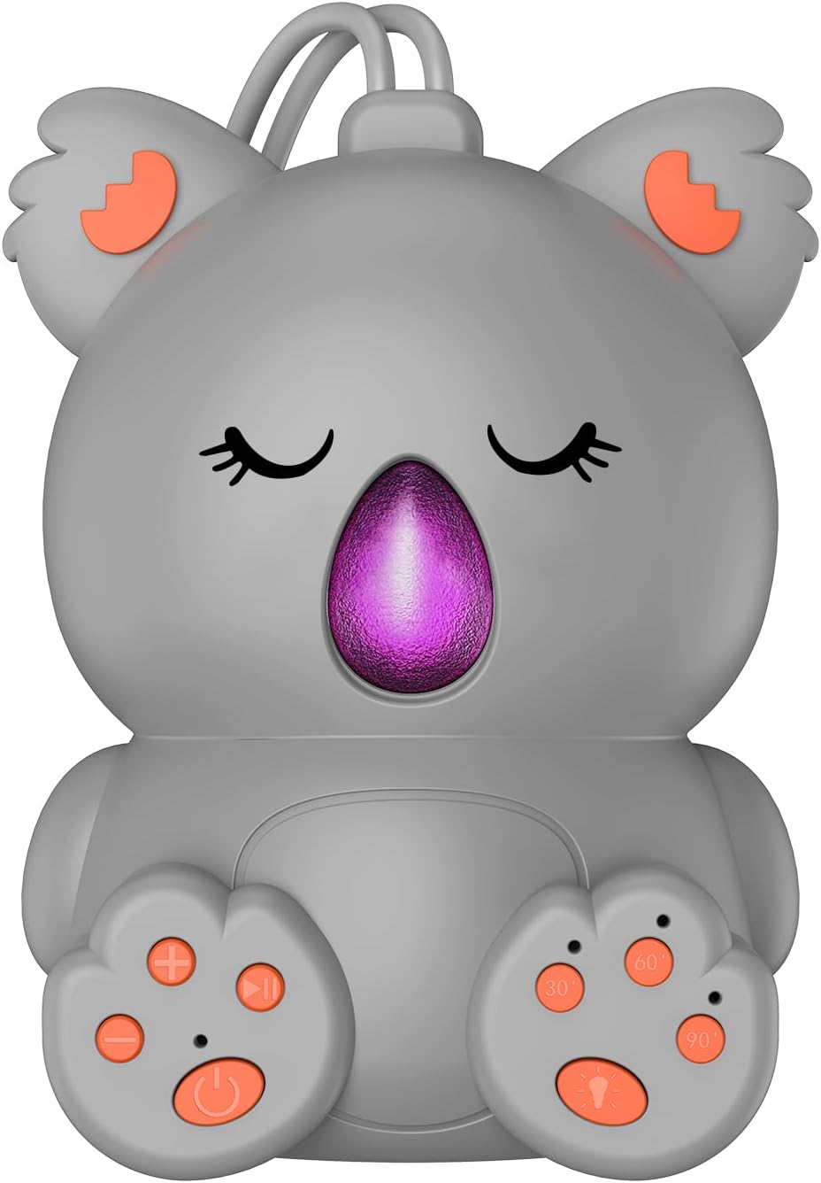 Baby Sleep Sound Machine & Bluetooth Speaker | Portable White Noise Sound Machine with 3 Timers for Nursery, Travel | Non-Looping…