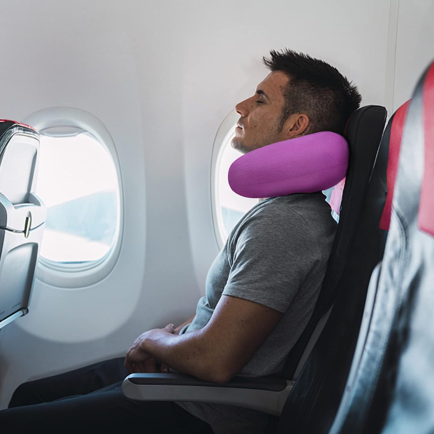 Gosider Travel Pillow Comfortable Neck Pillow U Shape Memory Foam Support Neck and Head Portable Travel Neck Pillow Suitable for Airplane,…