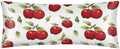Aglebo Watercolor Apples Beautiful Body Pillow Covers Super Soft Satin Decorative Pillowcase with Hidden Zipper Cooling Breathable Case Rec…