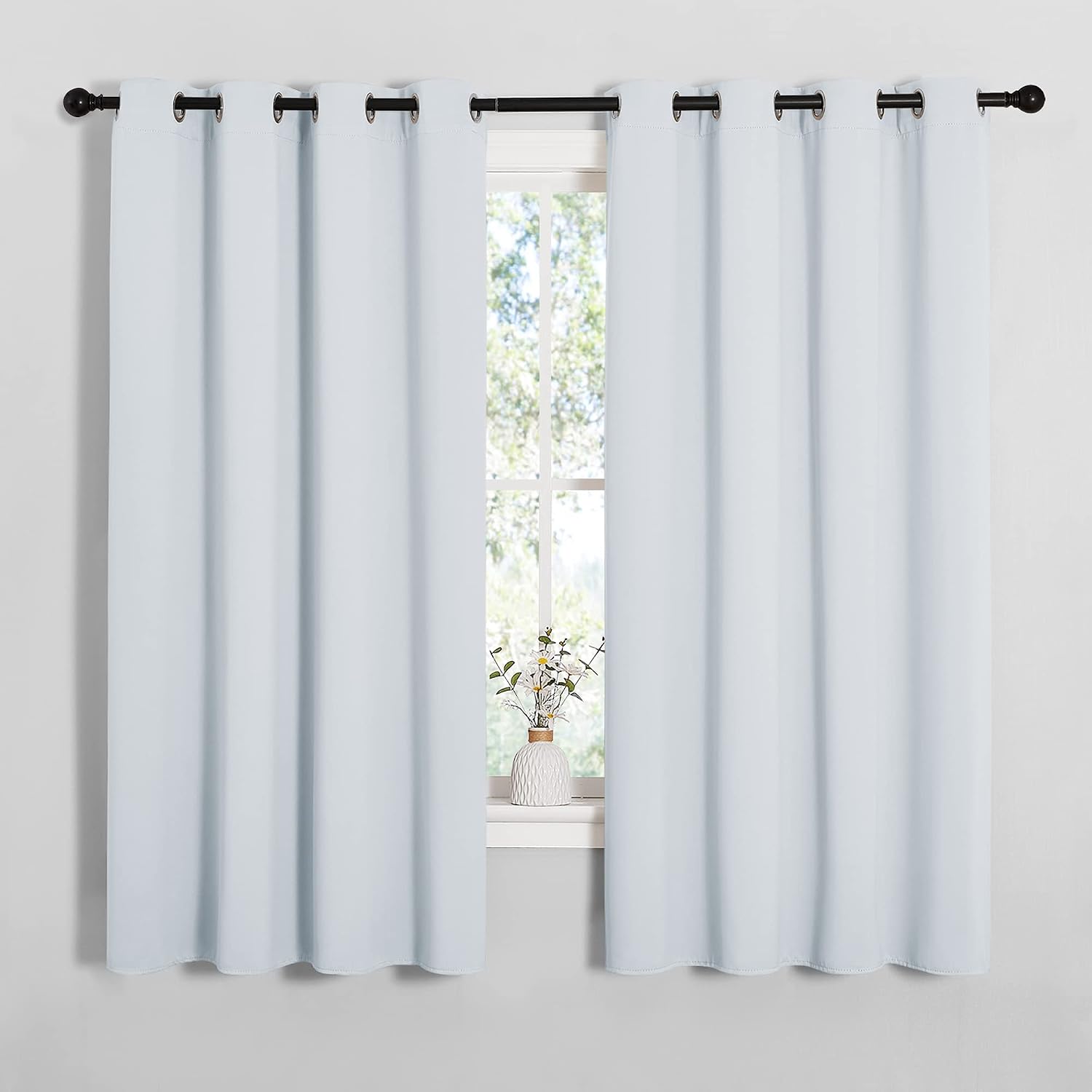 NICETOWN Room Darkening Draperies Curtains Panels, Window Treatment Thermal Insulated Grommet Room Darkening Curtains/Drapes for Bedroom…