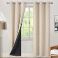 BGment Thermal Insulated 100% Blackout Curtains 84 Inch Length 2 Panels, Total Light Blocking Curtains for Bedroom, Grommet Window Drapes w…