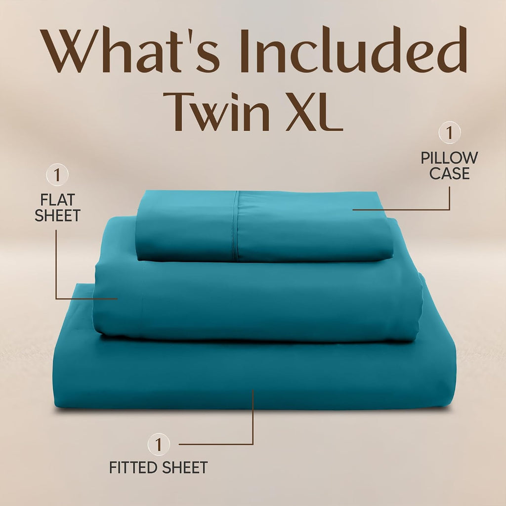 Utopiabedding Utopia Bedding Twin XL Sheet Set – 3 Piece Bed Sheets for Twin XL Size Bed, Soft and Breathable Microfiber, Includes 1 Fitted…