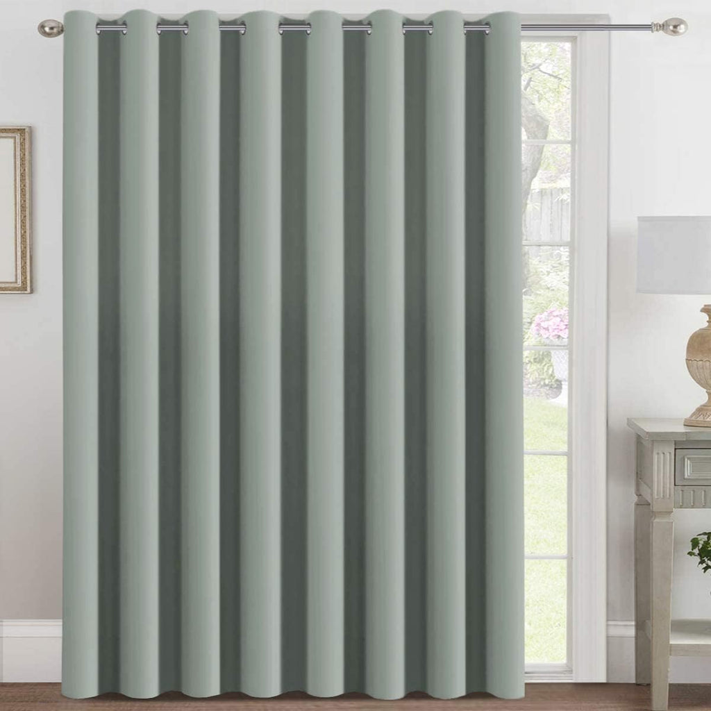 H.VERSAILTEX Blackout Patio Curtains 100 x 96 Inches for Sliding Door Extral Wide Blackout Curtain Panels Thermal Insulated Roo…