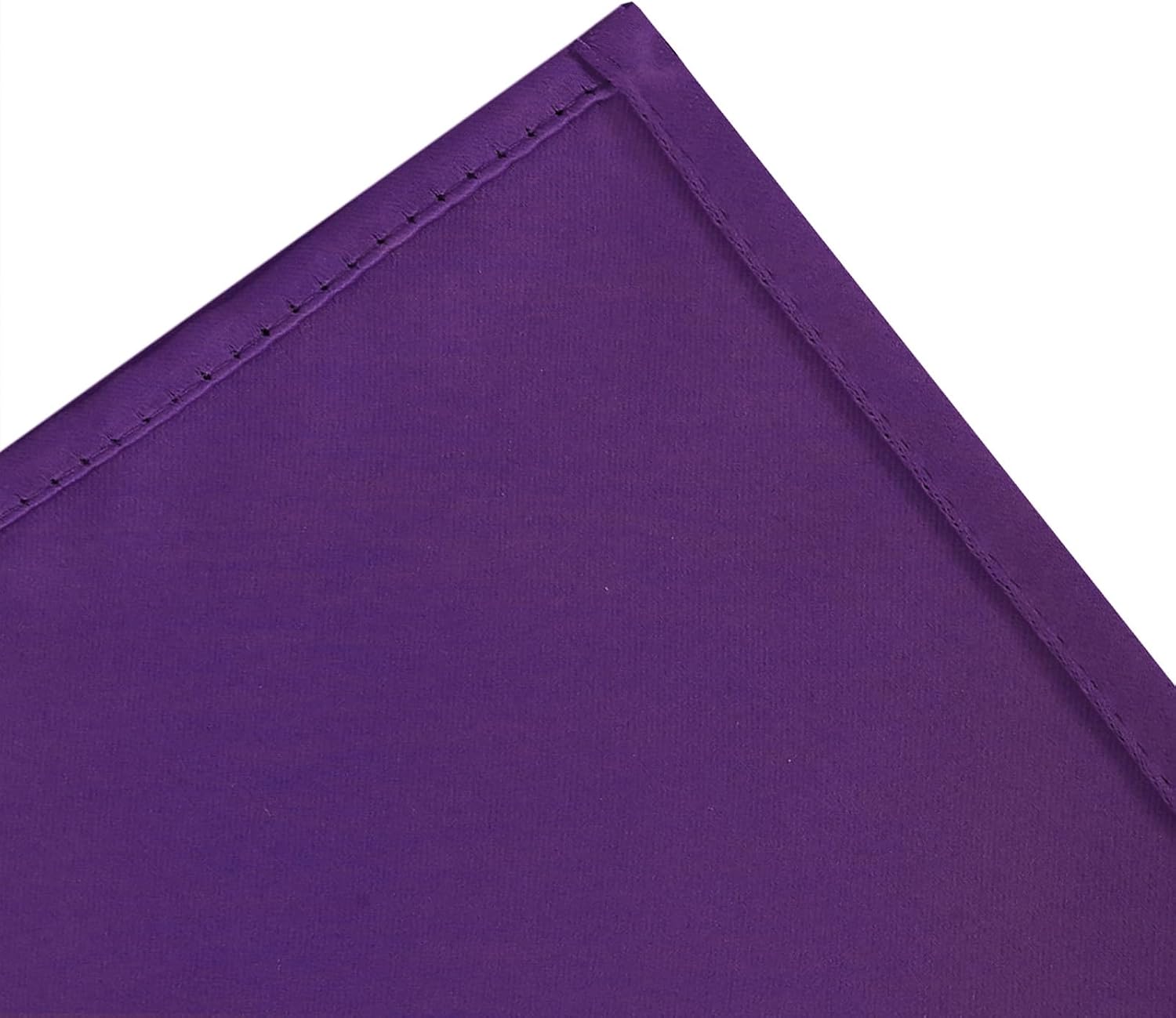 Lemomo Blackout Curtains 66 x 54 Inch Long Purple Curtains Set of 2 Panels Room Darkening Curtains for Bedroom and Living Room 54 Inch silv…