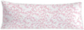 Pink and White Floral 20x54 Body Pillow Cover, Cottagecore Room Decor, Farmhouse Decor, Vintage Chinoiserie Flower Decorative Long Body…