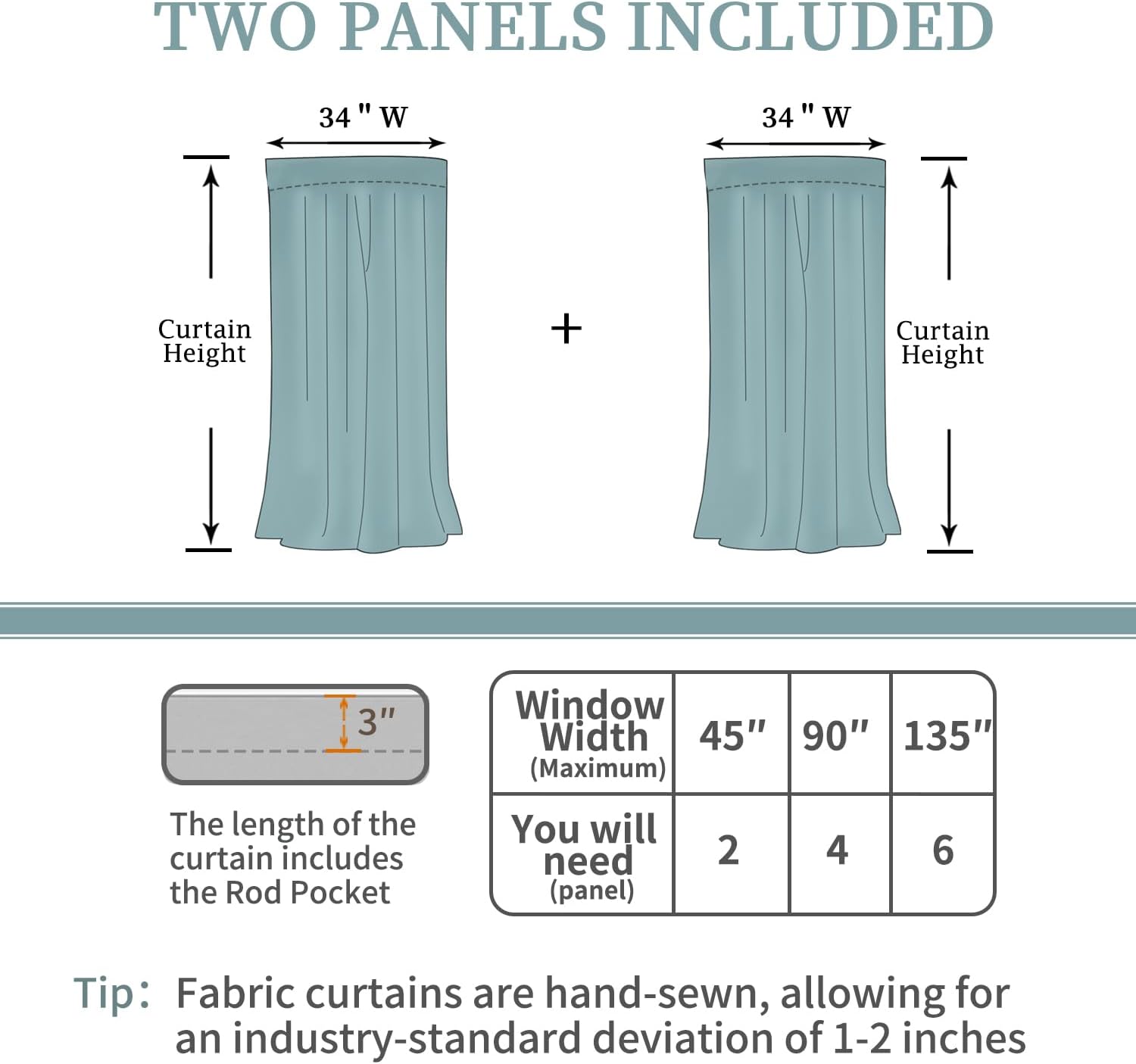BGment Beige Room Darkening Curtains 30 Inch Length for Half Windows- 34 x 30 inch Panels Rod Pocket and Back Tab Thermal Insulated Blackou…