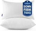 Miulee Pillows Standard Size Set of 2, Pack of 2 20x26 Inch 100% Virgin Fiber Filling Bed Couch Pillows White