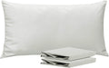 Ntbay King Pillowcase Set - 2 Pack Brushed Microfiber 20x36 Pillowcases - Soft, Wrinkle-Free, Fade-Resistant, Stain-Resistant, Light Grey P…