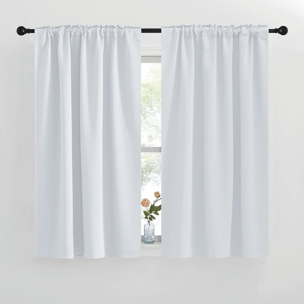 NICETOWN Bunk Bed Insulated Room Darkening Curtains - (Cloud Grey Color) W42 x L50, 2 Pieces, Modern Design Thermal Privacy Protection…