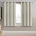 H.VERSAILTEX Blackout Curtain for Living Room Small Window Kitchen Blackout Curtains 45 inch Length Energy Saving Solid Grommet…