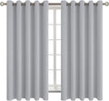BGment Room Darkening Curtains 63 Inches Long - Grommet Thermal Insulated Drapes Window Treatment Curtains for Bedroom, 2 Panels, 70 x 63 I…