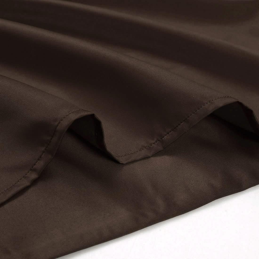 uxcell Body Pillow Cover, 20x60 Inch Brown Silky Satin Body Pillowcases for Hair and Skin, Soft Cooling Smooth Pillow Case with Envelope…