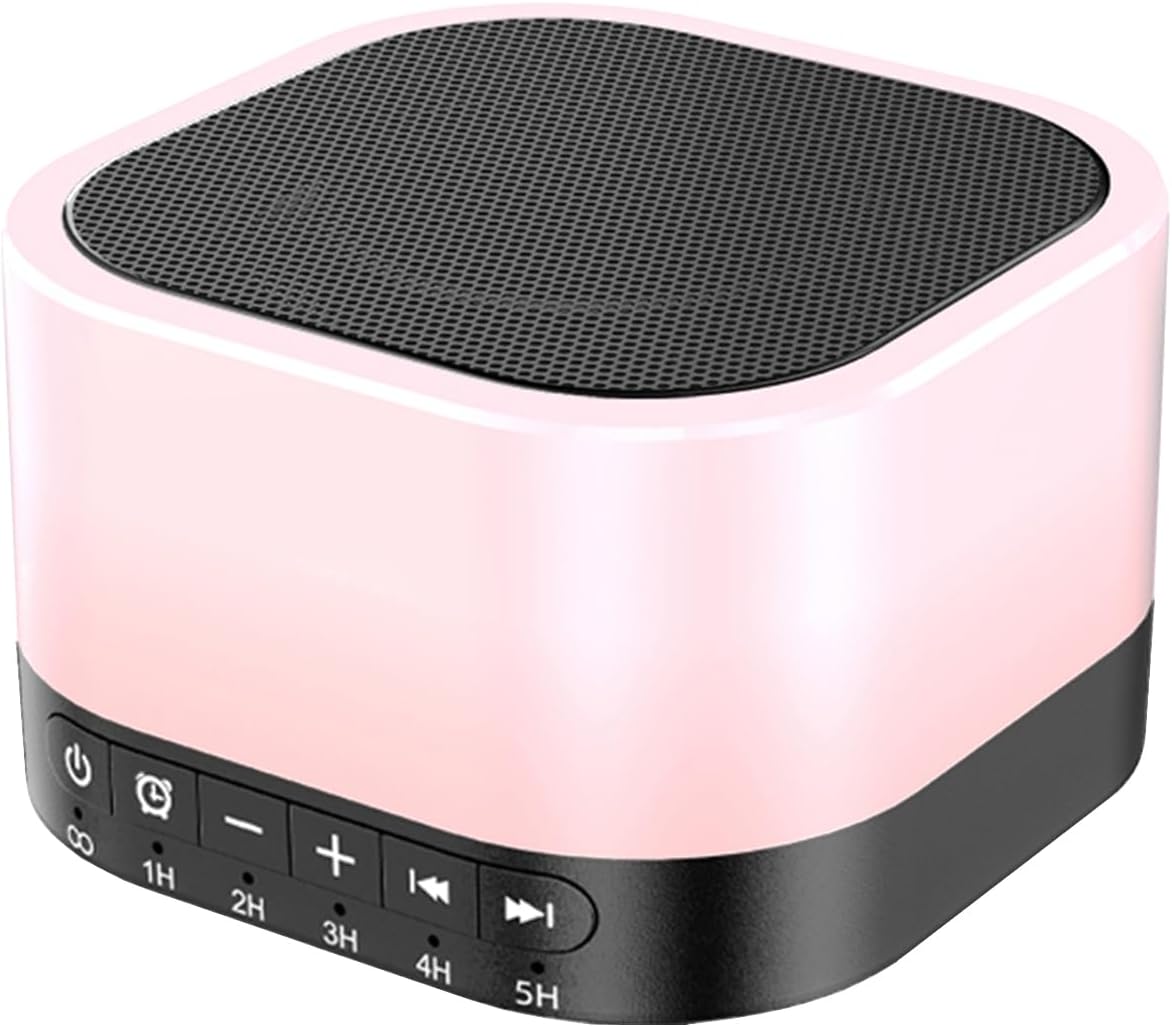 SleeZOO Sound Machine White Noise Machine with 25 Soothing Sounds 12 Colors Light with 10 Adjustable Levels 32 Adjustable Volumes 5 Timers…