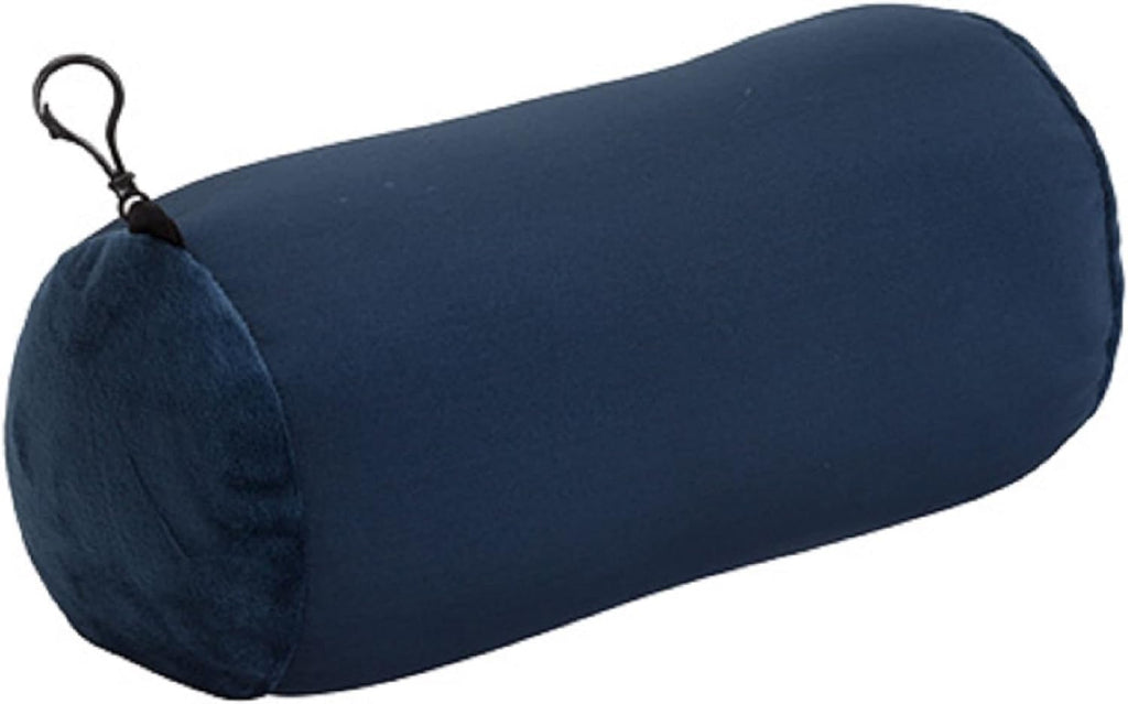 Wolf Essentials Microbead Bolster Tube Travel Pillow - Compact Neck Roll Pillow for Airplane, Car, or Home - Soft Lumbar Support Pillow…
