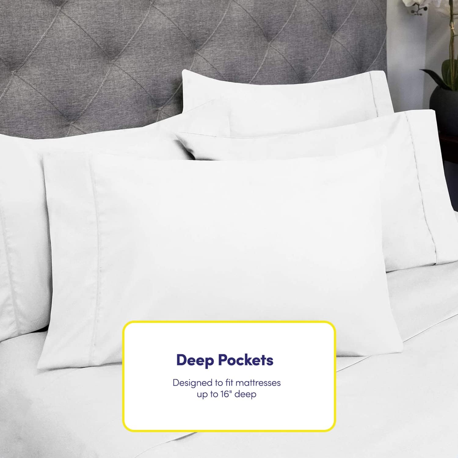 Twin Size Bed Sheets - 4 Piece 1500 Supreme Collection Fine Brushed Microfiber Deep Pocket Twin Sheet Set Bedding - 1 EXTRA PILLOW CASES…
